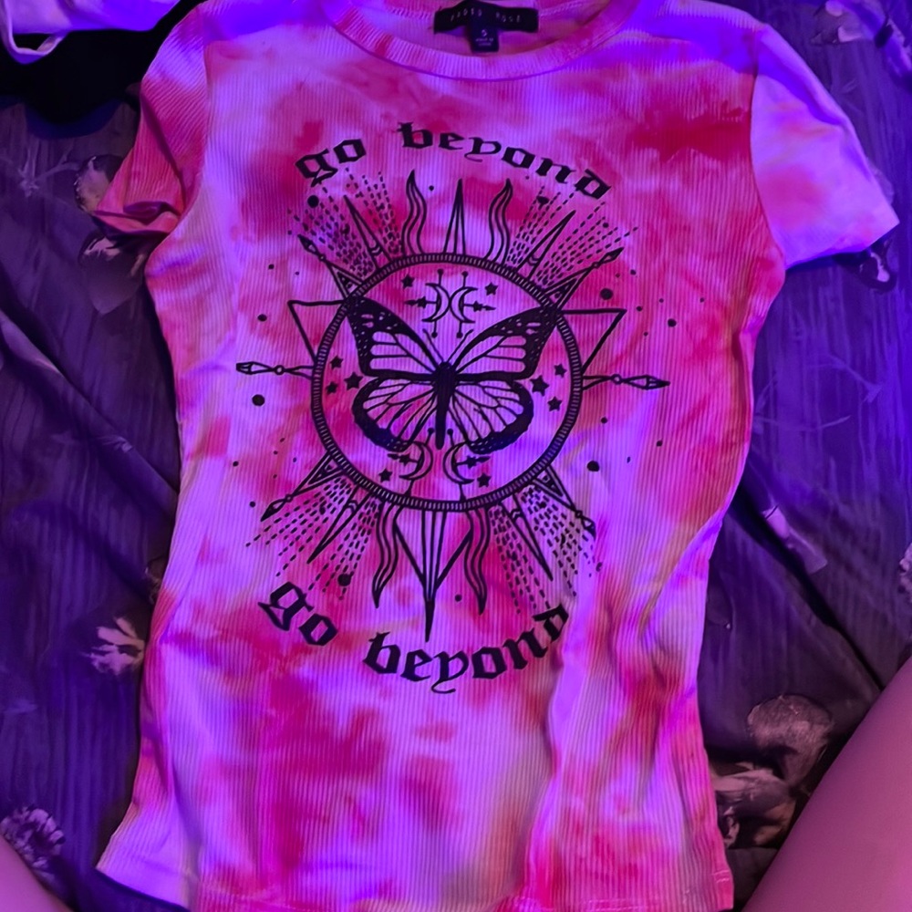 Pink tie dye